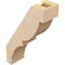 Ekena Millwork 3-inch W x 8-inch D x 12-inch H Valencia Rough Cedar Woodgrain TimberThane Knee Brace, Primed BRCUR03X08X12VALRCPR - alternate 2